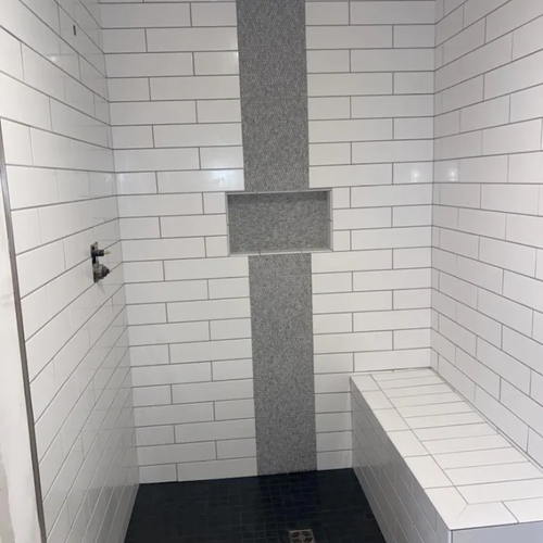 Tile shower in Huntsville AL from Alabama Custom Flooring & Design