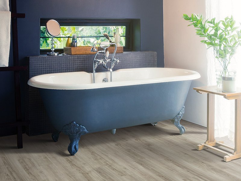 bath-tub on tile at Alabama Custom Flooring & Design